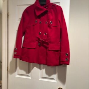 Red Double-Breasted Jacket